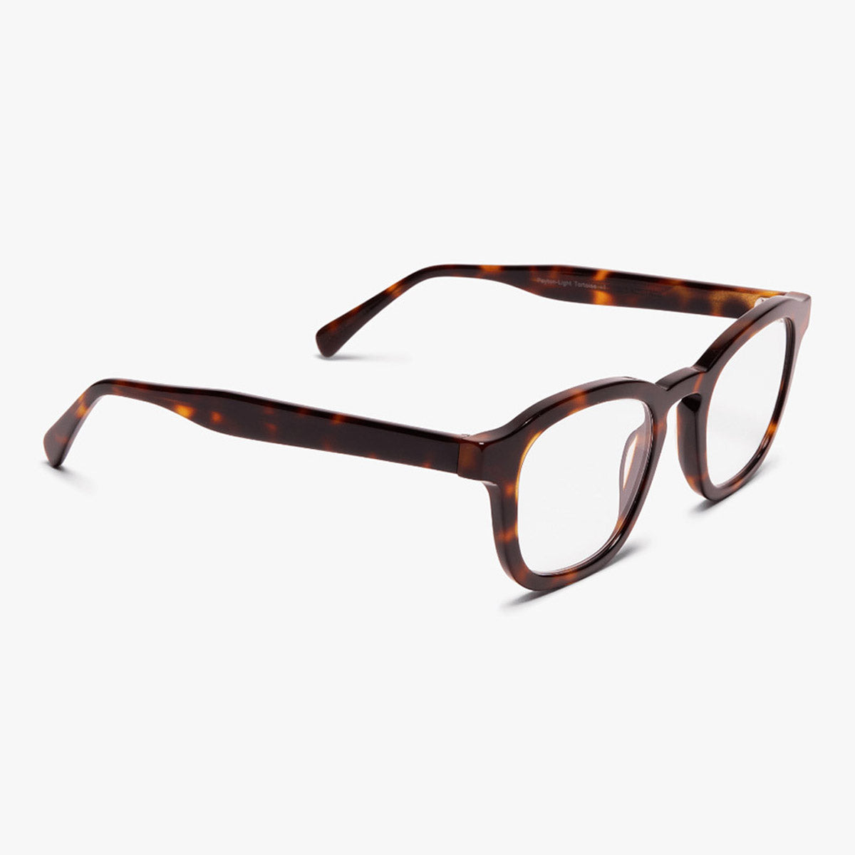 Luxreaders stylish Men's Reykjavik Light Turtle Reading glasses. Made from Bio-acetate in a Square shape.