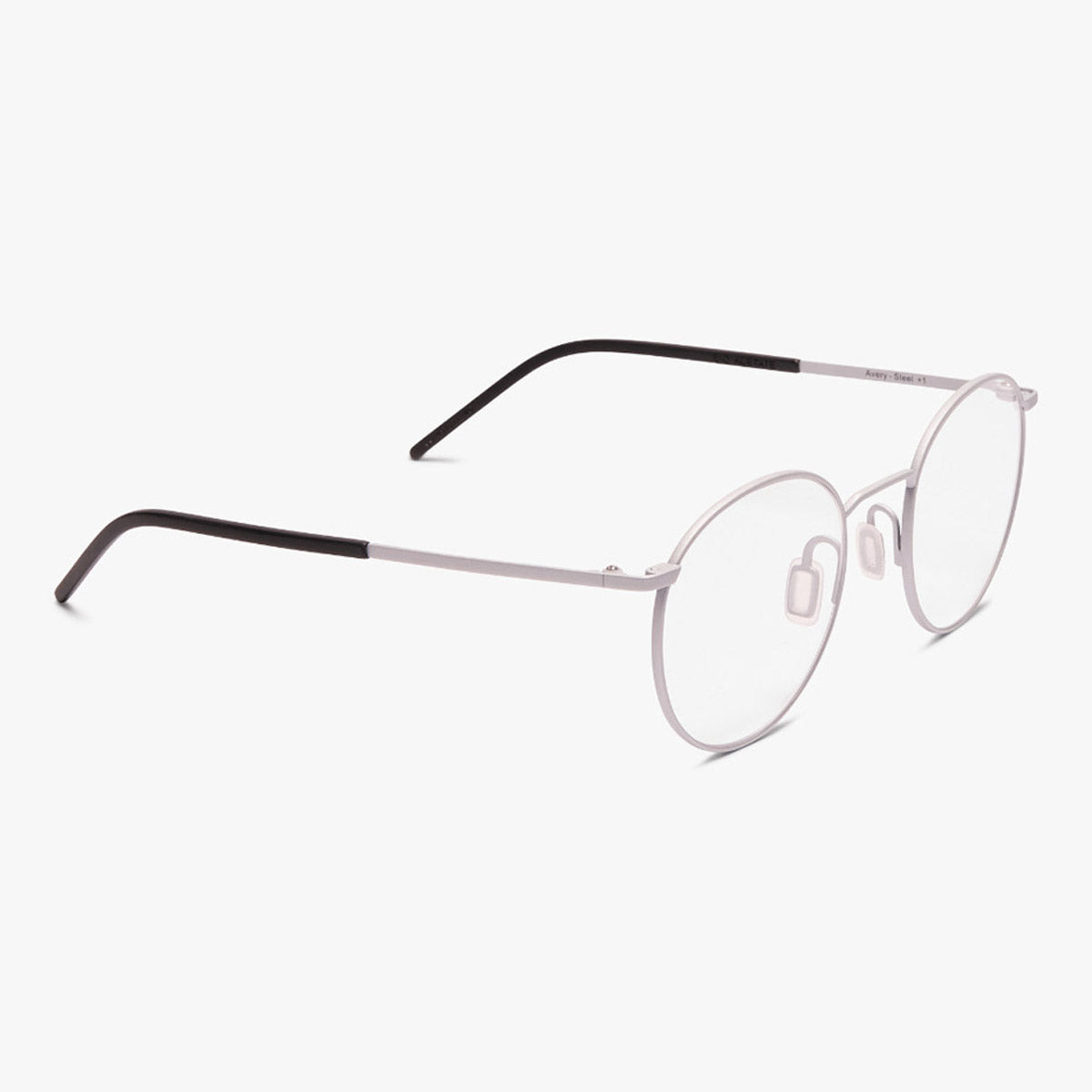 Luxreaders stylish Silkeborg Steel Reading glasses. Made from Titanium in a Square shape.