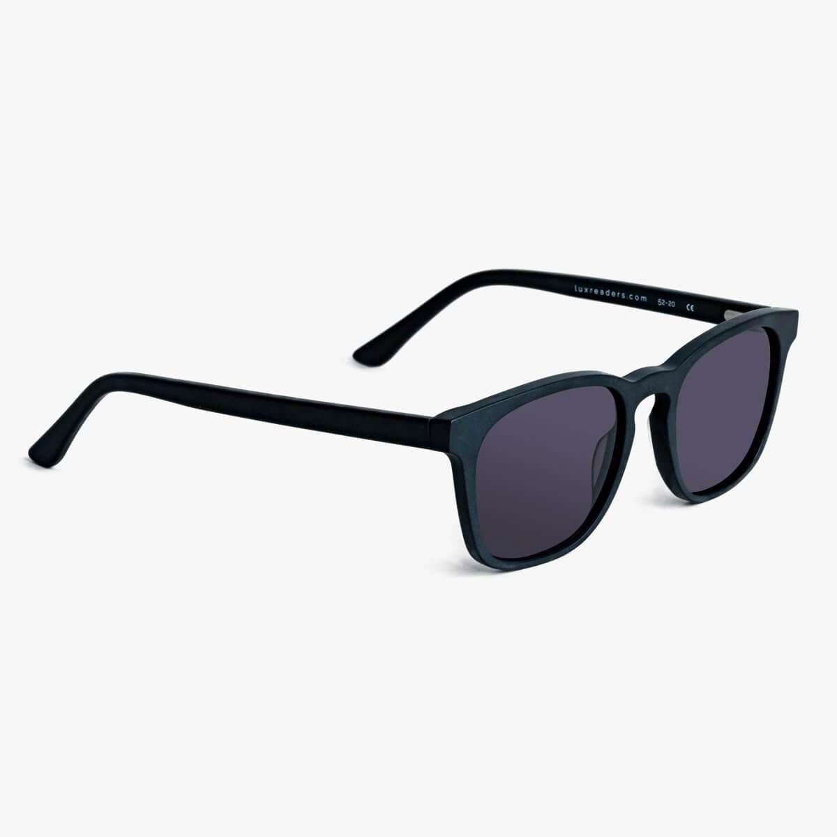 Luxreaders stylish Bornholm Black Sunglasses. Made from Acetate in a Square shape.