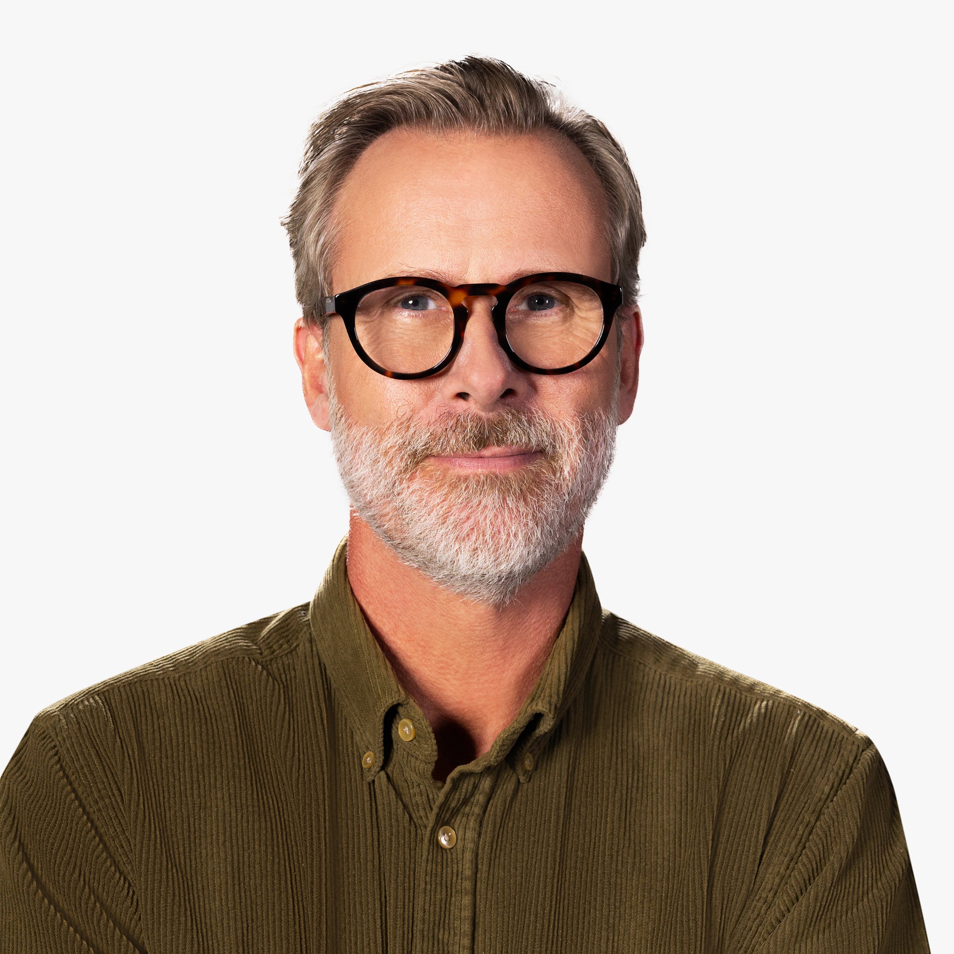 Luxreaders stylish Men's Gråsten Light Turtle Reading glasses. Made from Bio-acetate in a Round shape.