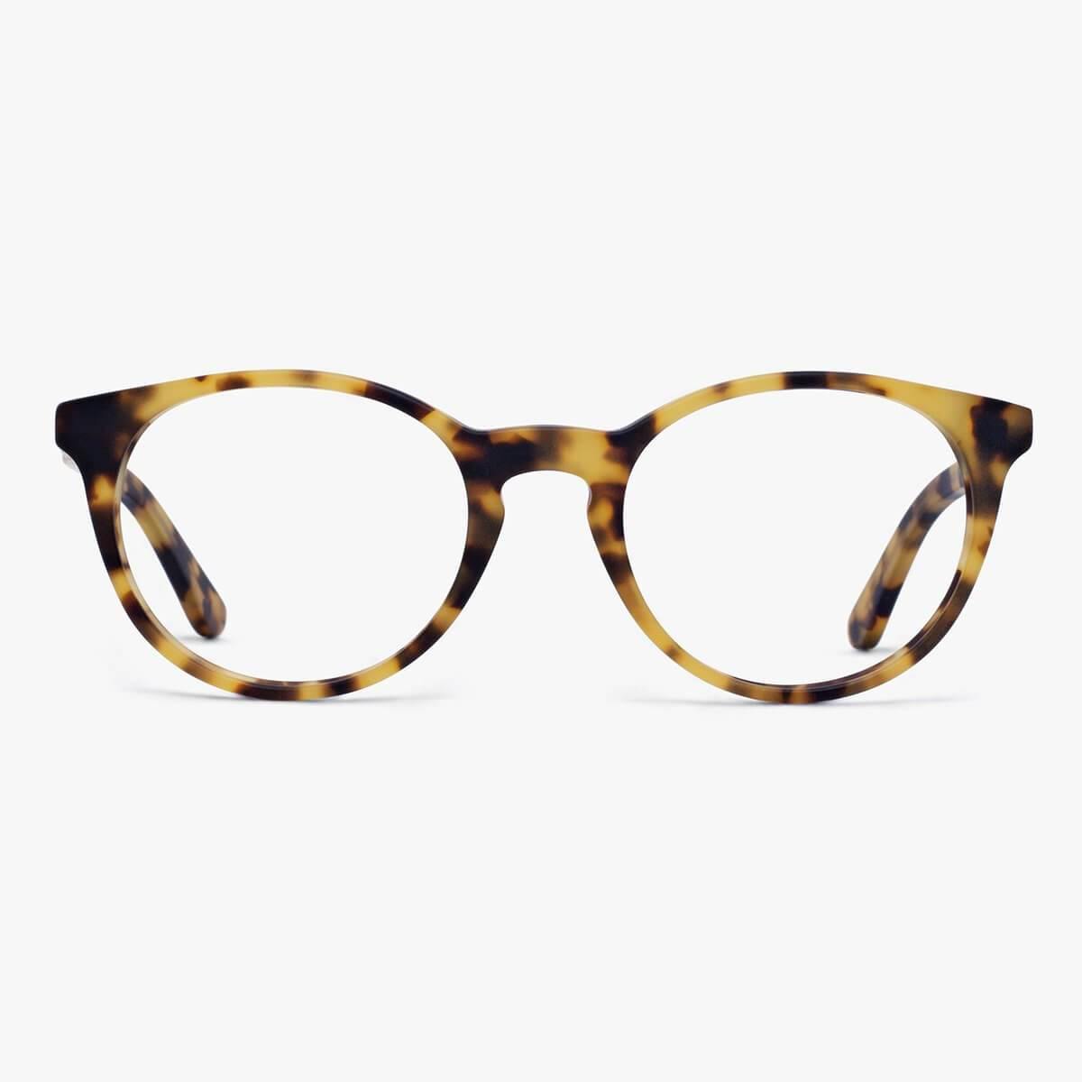 Luxreaders stylish Women's Örebro Light Turtle Blue light glasses. Made from Acetate in a Iconic shape.