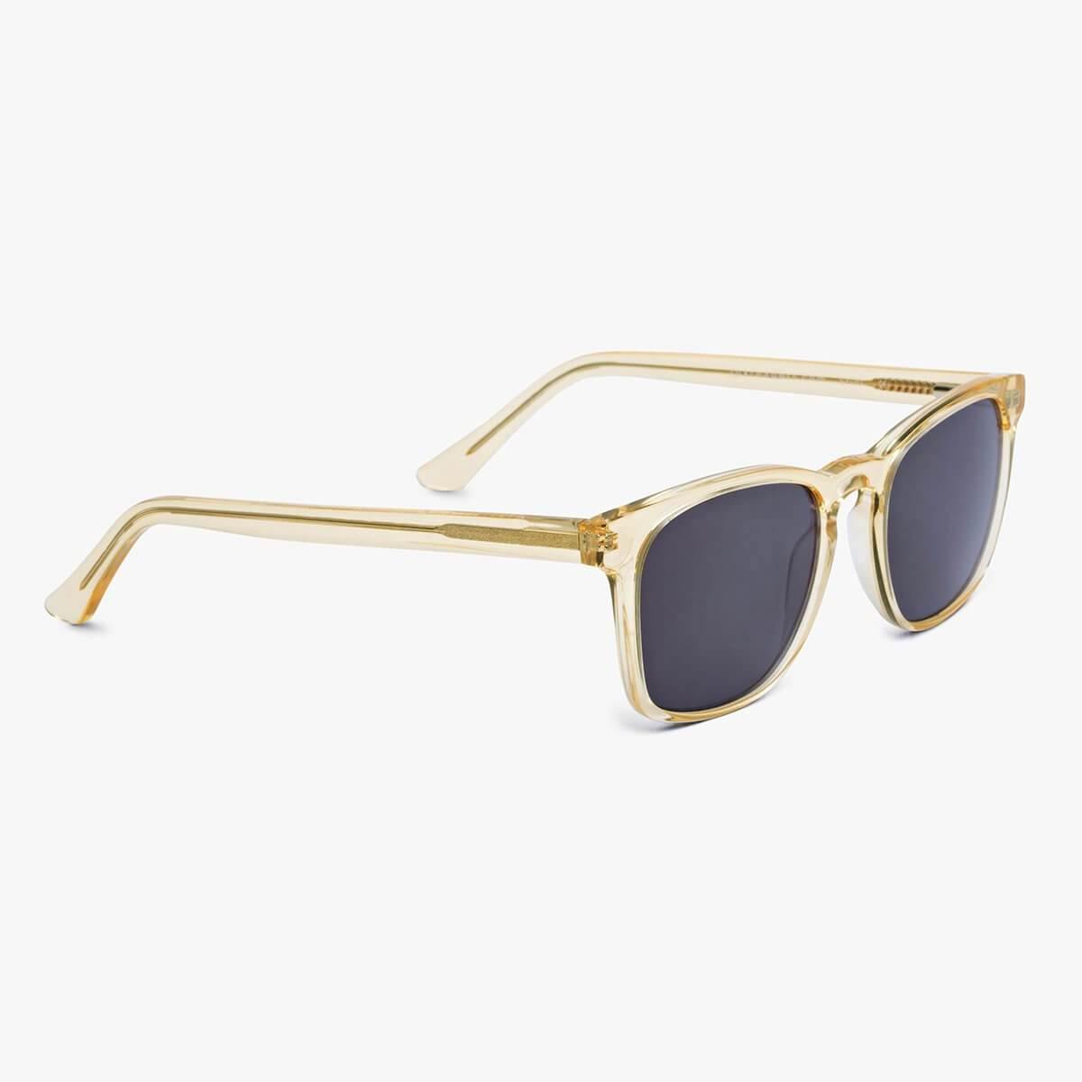 Luxreaders stylish Bornholm Crystal Lemon Sunglasses. Made from Acetate in a Square shape.