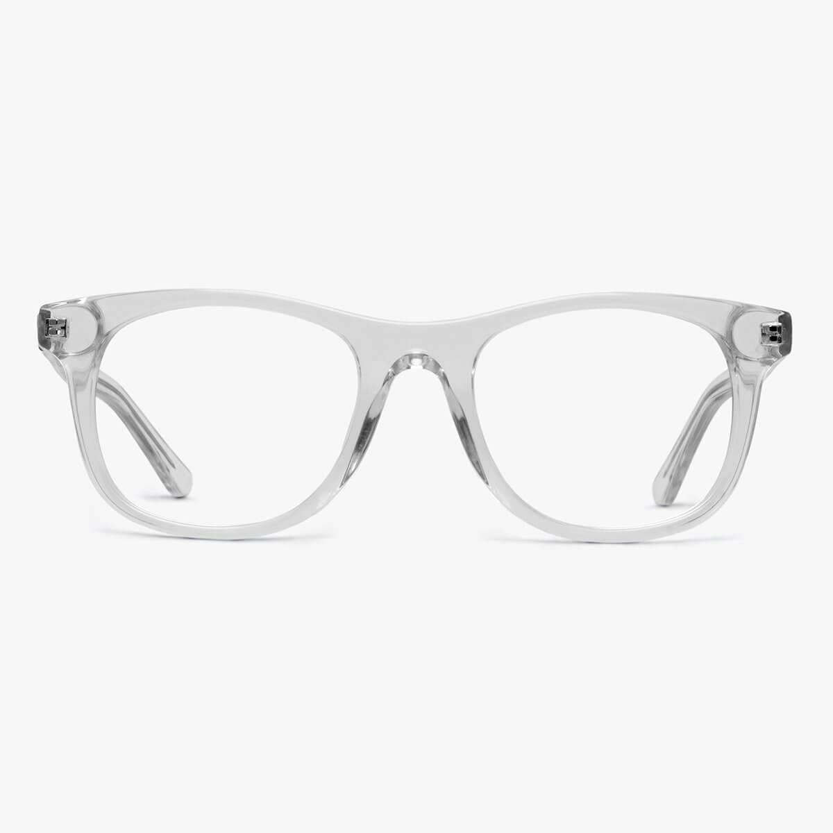 Men's Malmö Crystal White transparent reading glasses
