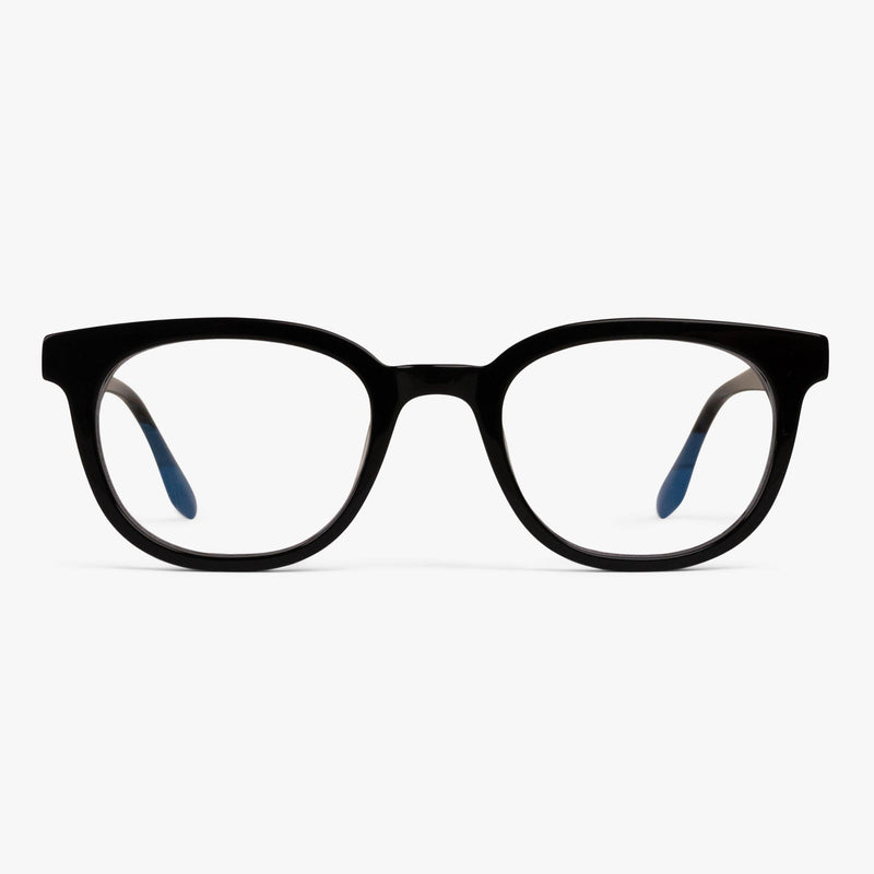 Women's Borås Black eyeglasses with a classic black frame