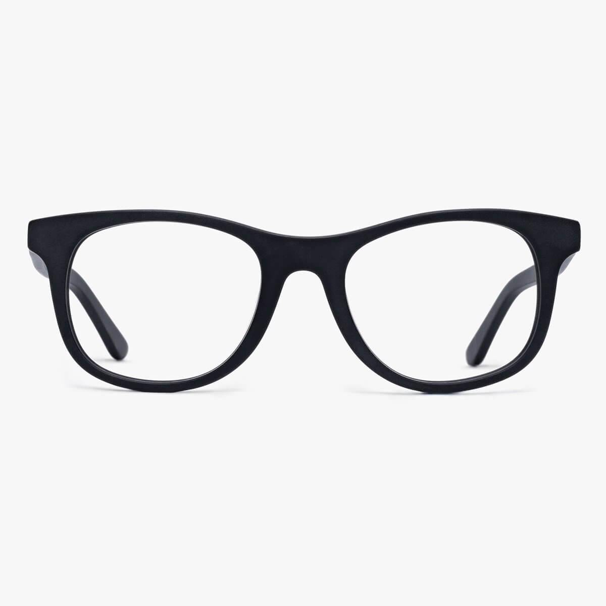 Women's Malmö Black glasses with a matte black frame