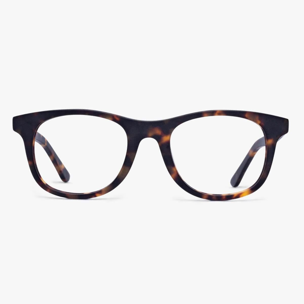 Women's Malmö dark turtle eyeglasses with tortoiseshell pattern