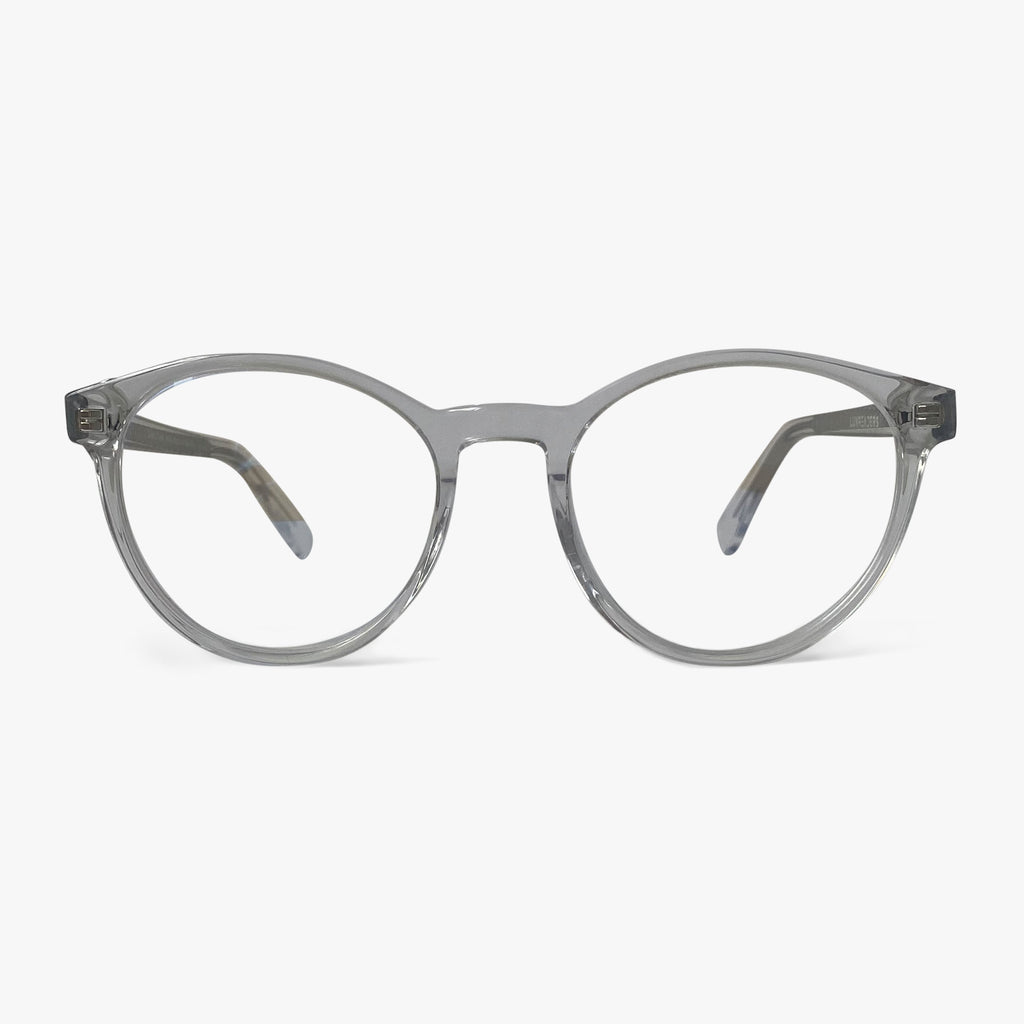 Buy Quincy Crystal White Blue light glasses - Luxreaders.com