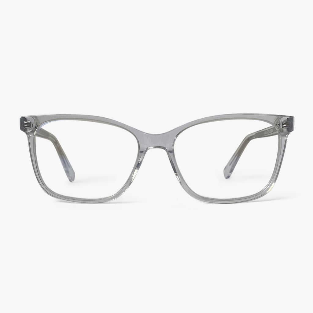 Buy Men's Haven Crystal White Blue light glasses - Luxreaders.com