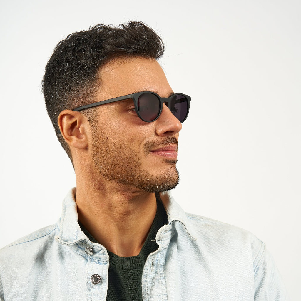 Men's Cole Black Sunglasses - Luxreaders.com