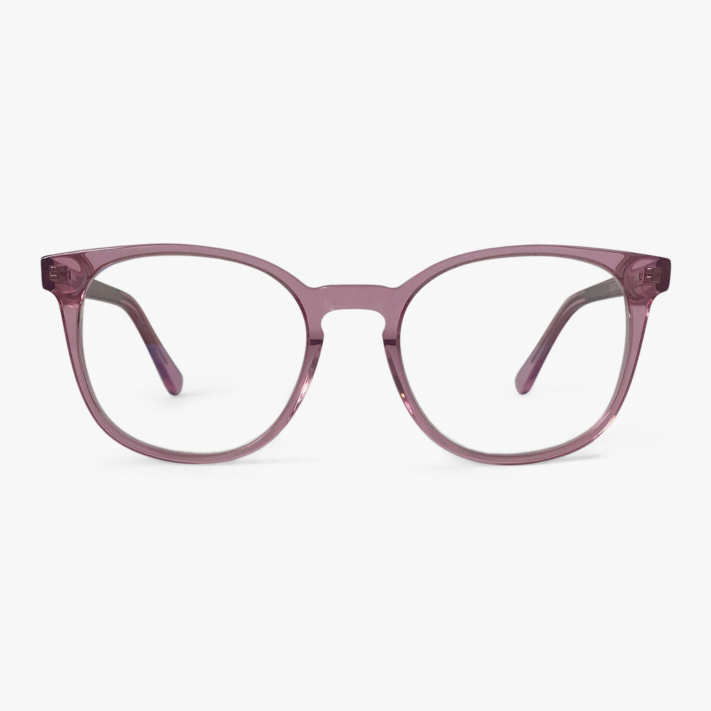 Buy Women's Landon Crystal Pink Blue light glasses - Luxreaders.com