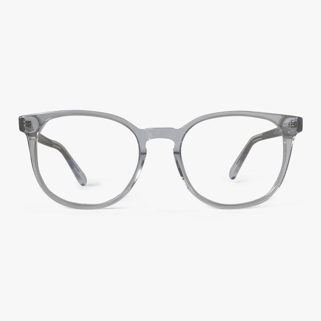 Buy Men's Landon Crystal White Blue light glasses - Luxreaders.com