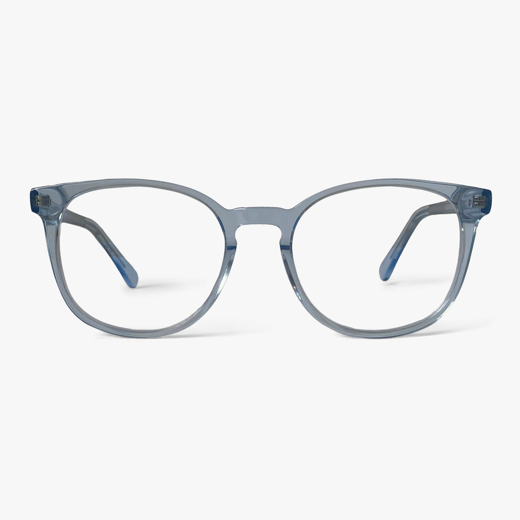 Buy Women's Landon Crystal Blue Blue light glasses - Luxreaders.com