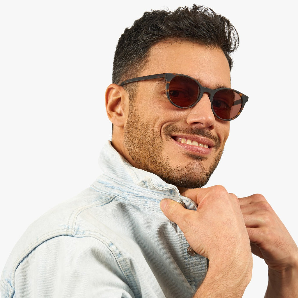Men's Cole Dark Turtle Sunglasses - Luxreaders.com