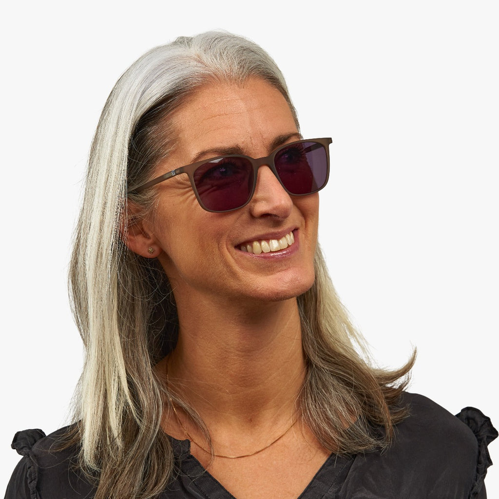 Women's Riley Grey Sunglasses - Luxreaders.com