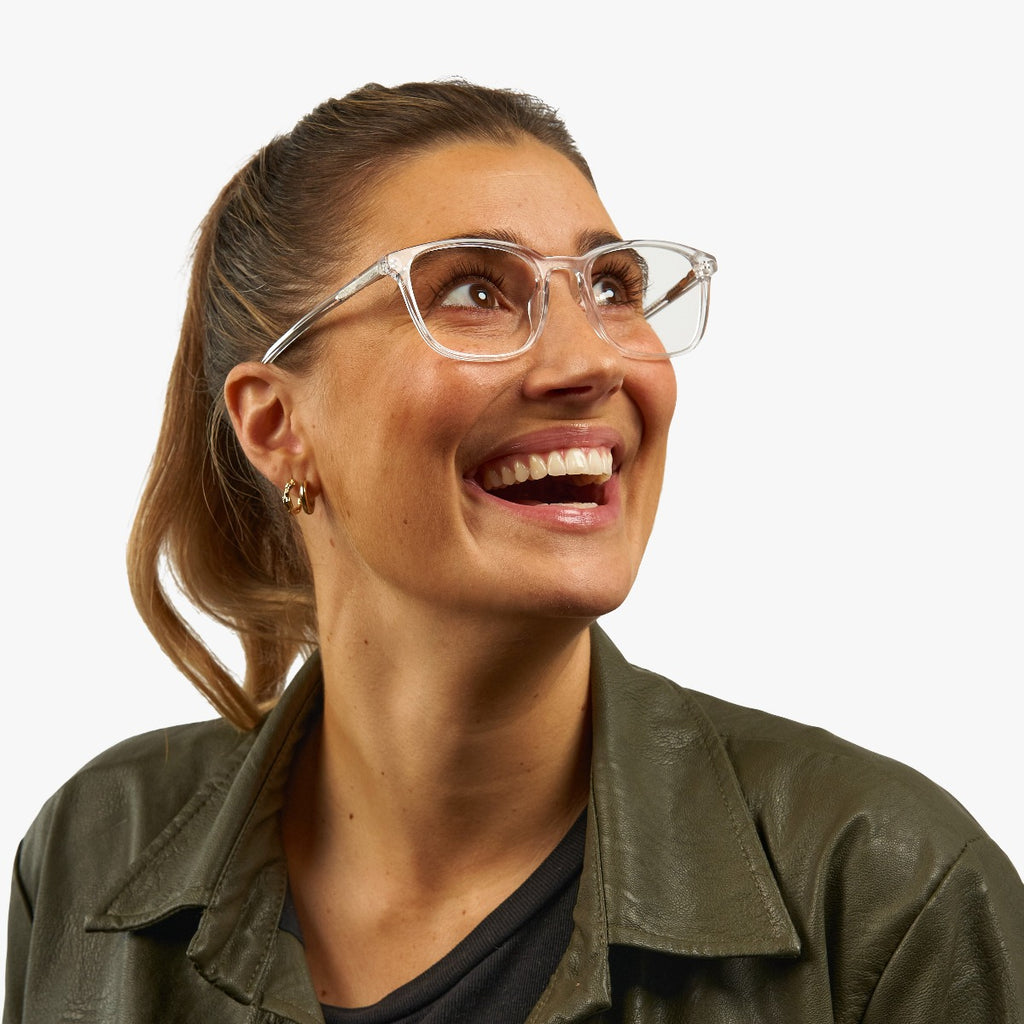 Taylor Crystal White Reading glasses - Luxreaders.com