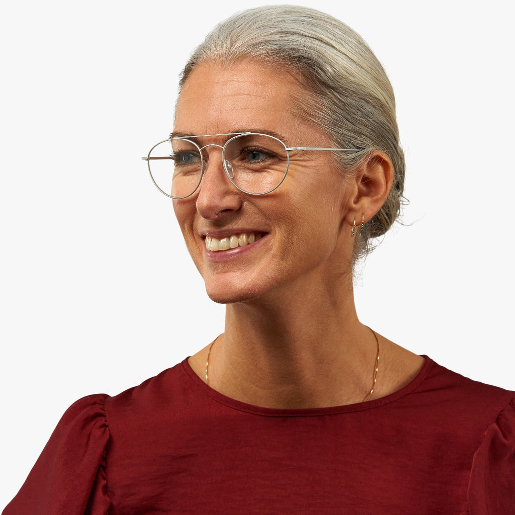 Women's Williams Steel Reading glasses - Luxreaders.com