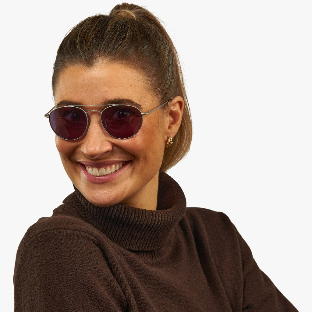 Women's Williams Steel Sunglasses - Luxreaders.com
