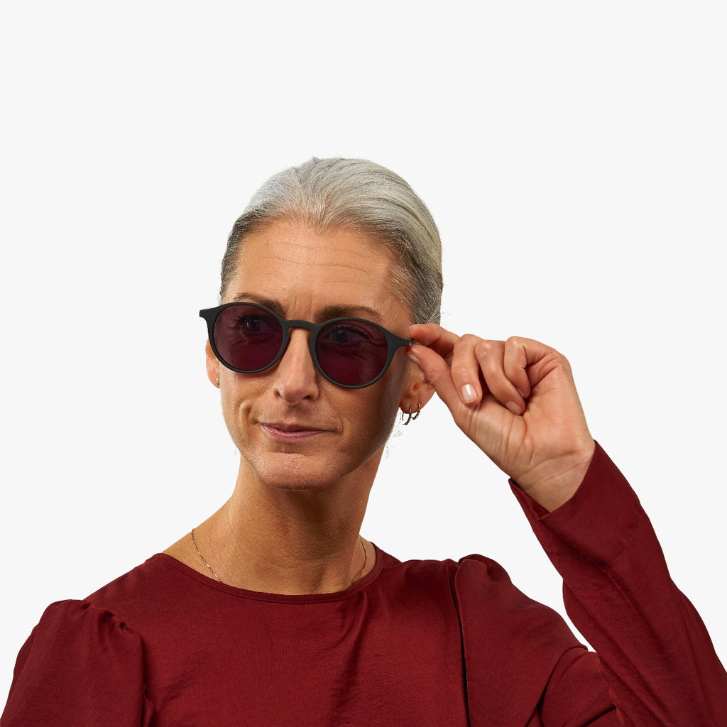 Wood Black Sunglasses - Luxreaders.com