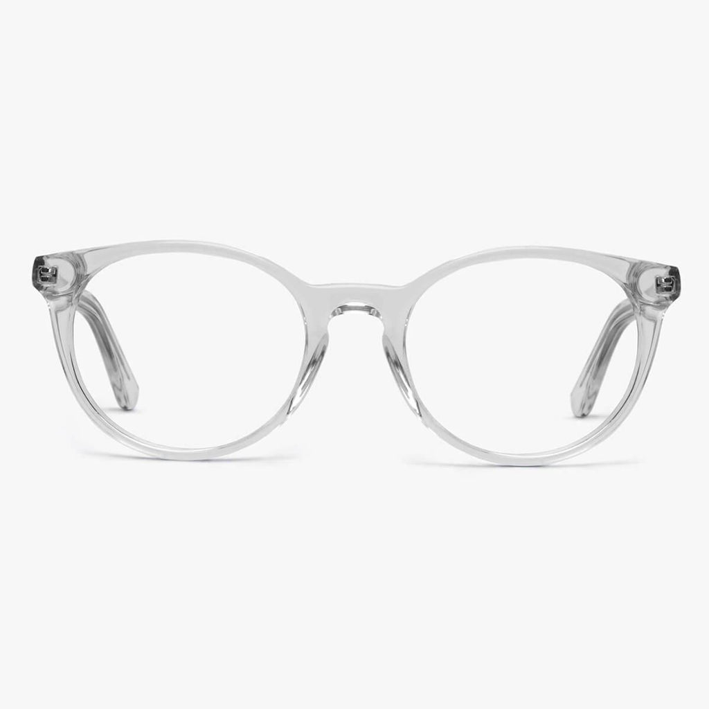 Buy Women's Cole Crystal White Reading glasses - Luxreaders.com