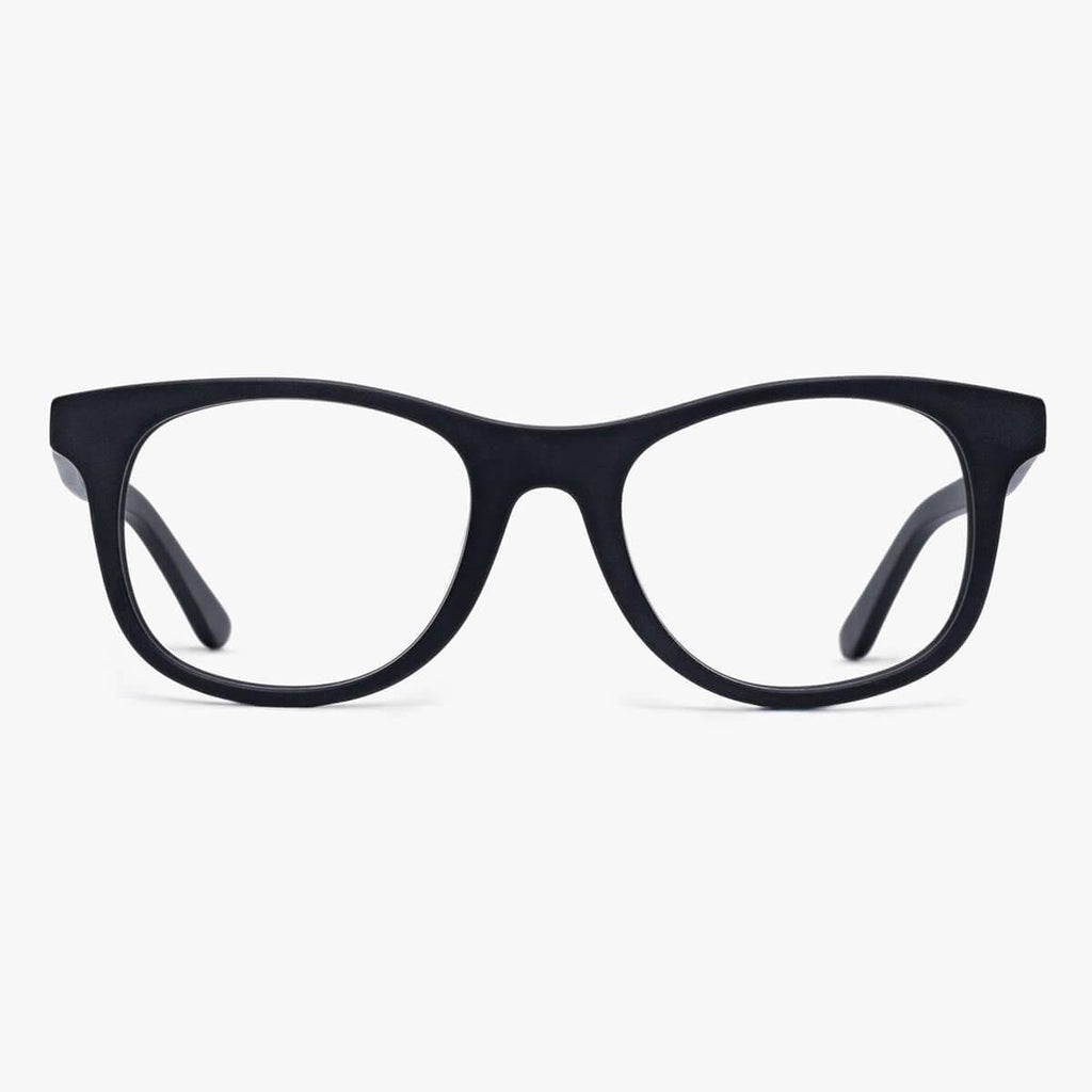 Buy Men's Evans Black Blue light glasses - Luxreaders.com