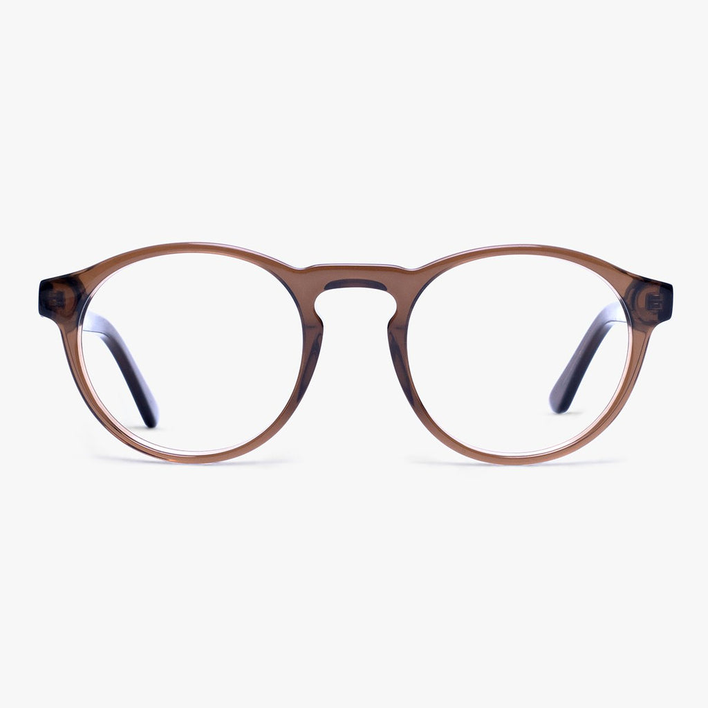Buy Morgan Shiny Brown Reading glasses - Luxreaders.com