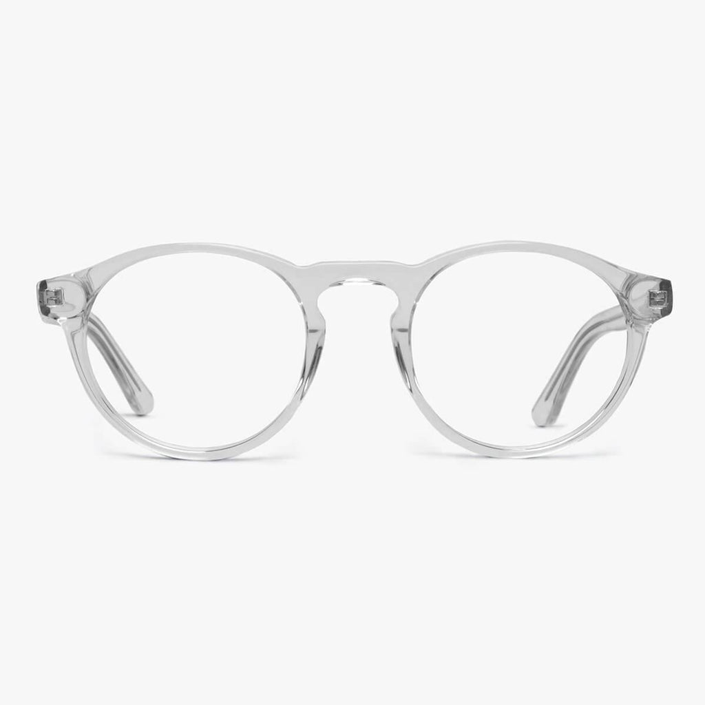 Buy Women's Morgan Crystal White Blue light glasses - Luxreaders.com