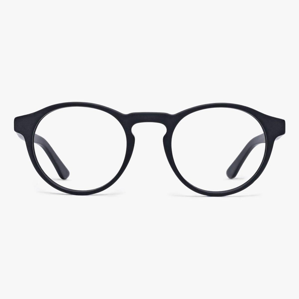 Buy Men's Morgan Black Reading glasses - Luxreaders.com