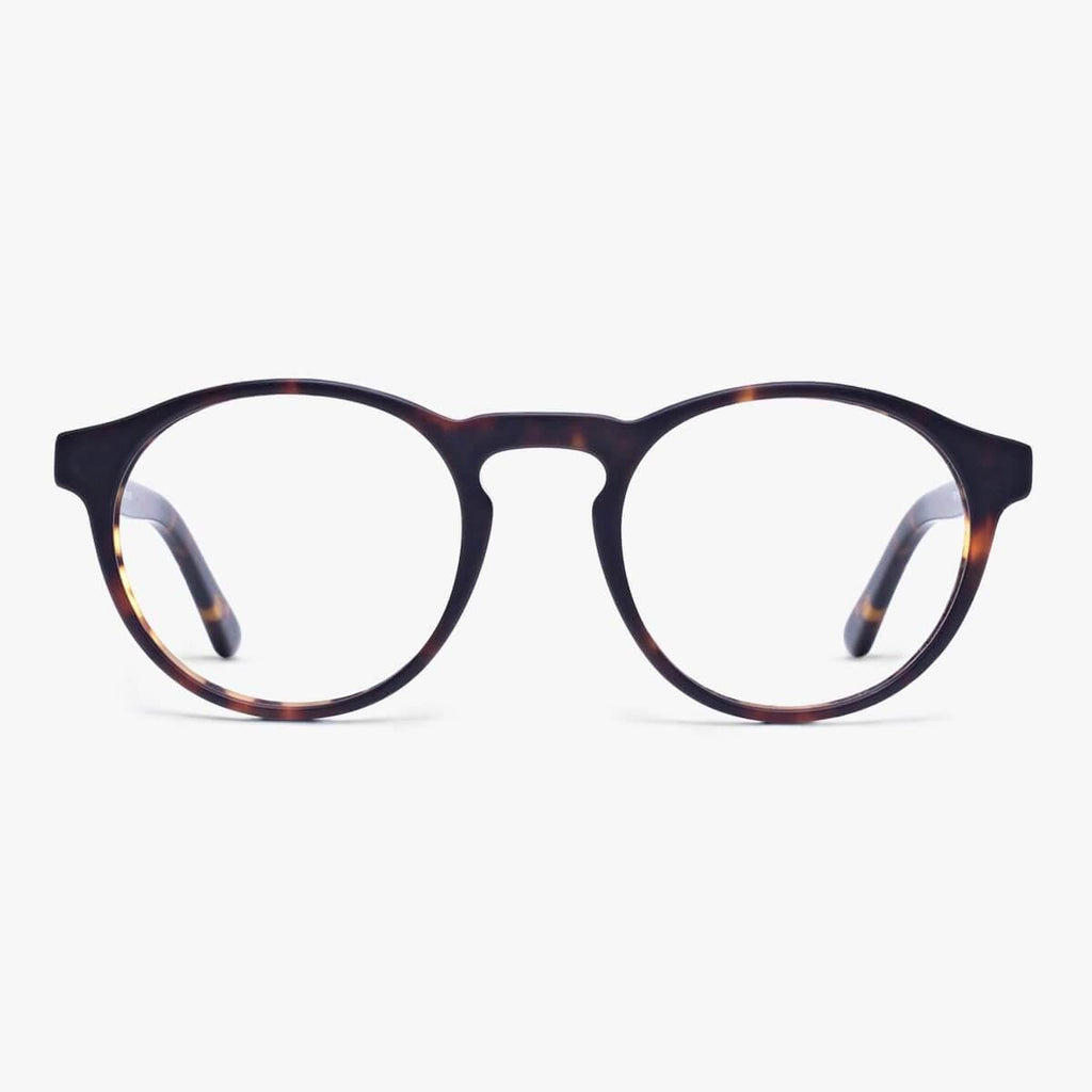 Buy Men's Morgan Dark Turtle Blue light glasses - Luxreaders.com