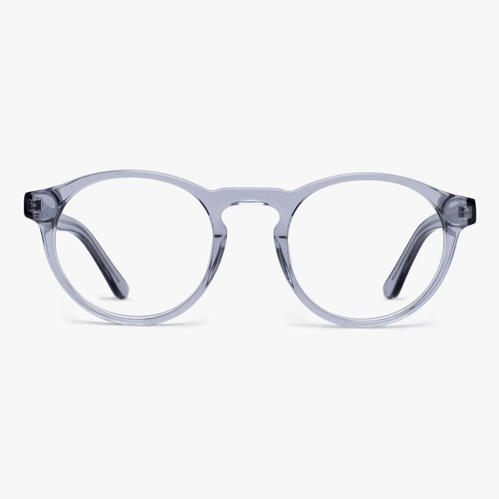 Buy Morgan Crystal Grey Blue light glasses - Luxreaders.com