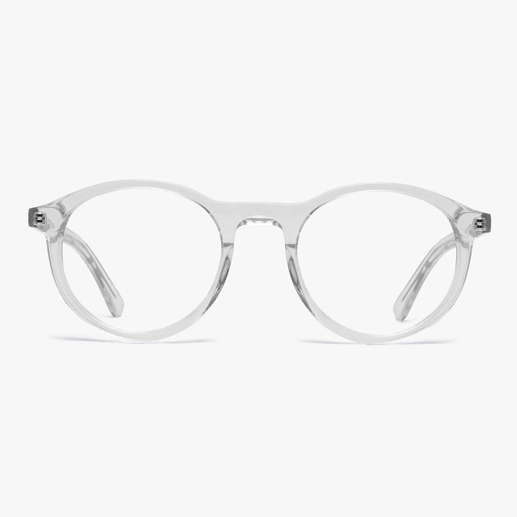 Buy Women's Walker Crystal White Blue light glasses - Luxreaders.com
