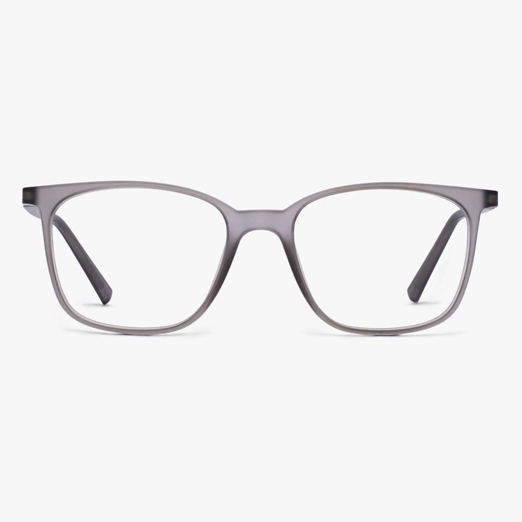 Wybierz Men's Riley Grey Okulary na światło niebieskie - Luxreaders.pl