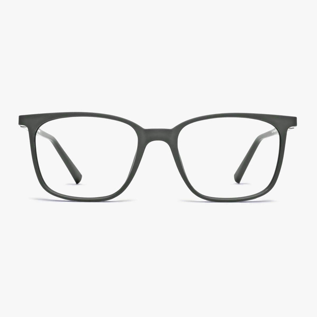 Buy Men's Riley Dark Army Reading glasses - Luxreaders.com
