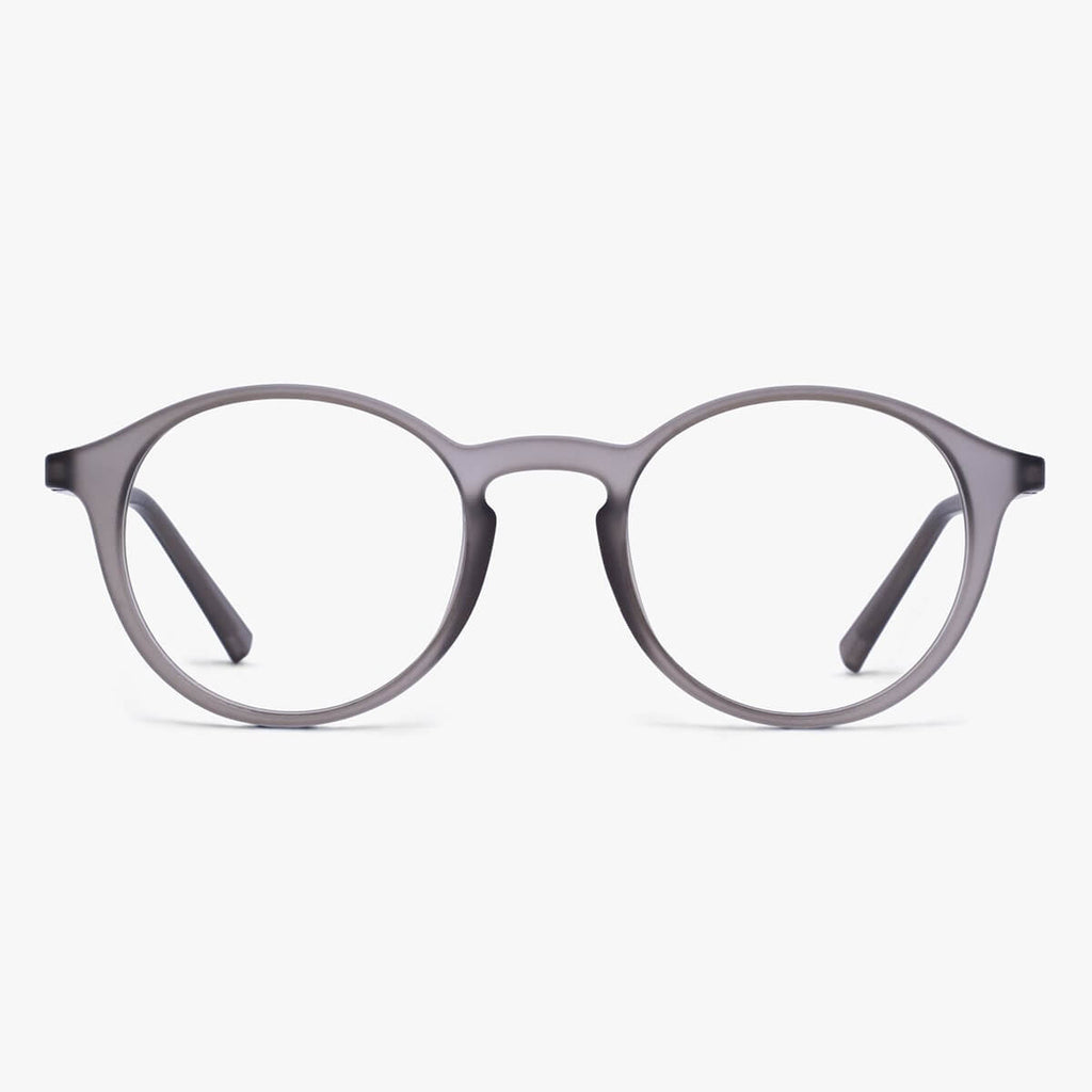 Buy Wood Grey Blue light glasses - Luxreaders.com