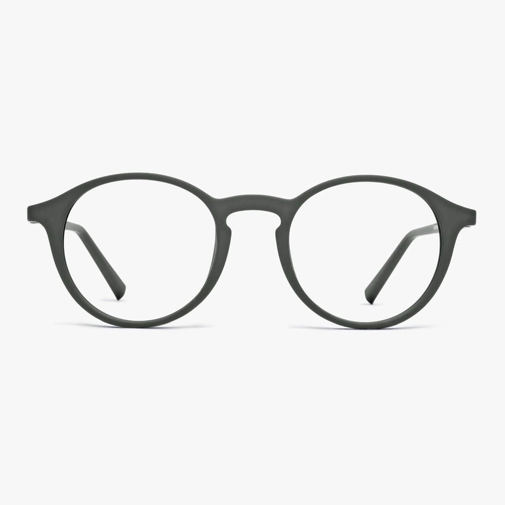 Buy Wood Dark Army Reading glasses - Luxreaders.com