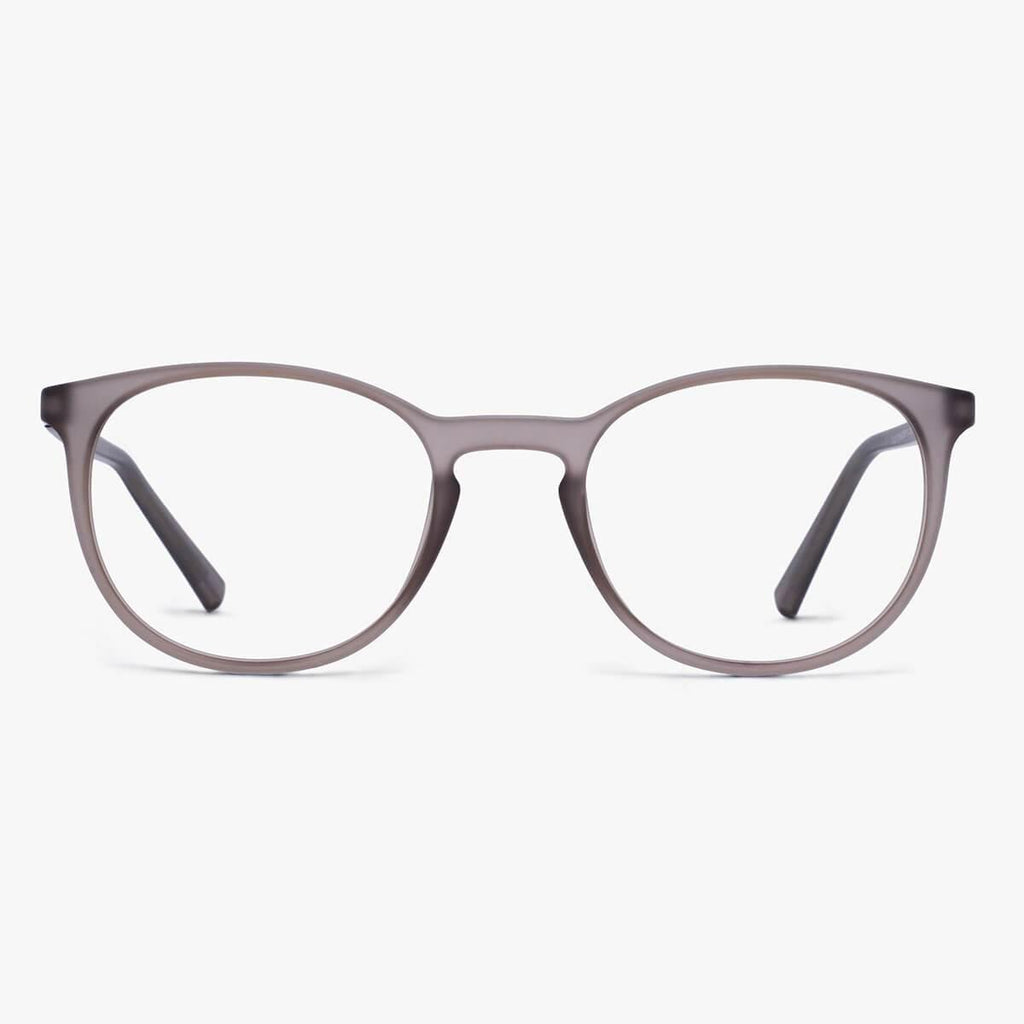 Buy Men's Edwards Grey Reading glasses - Luxreaders.com