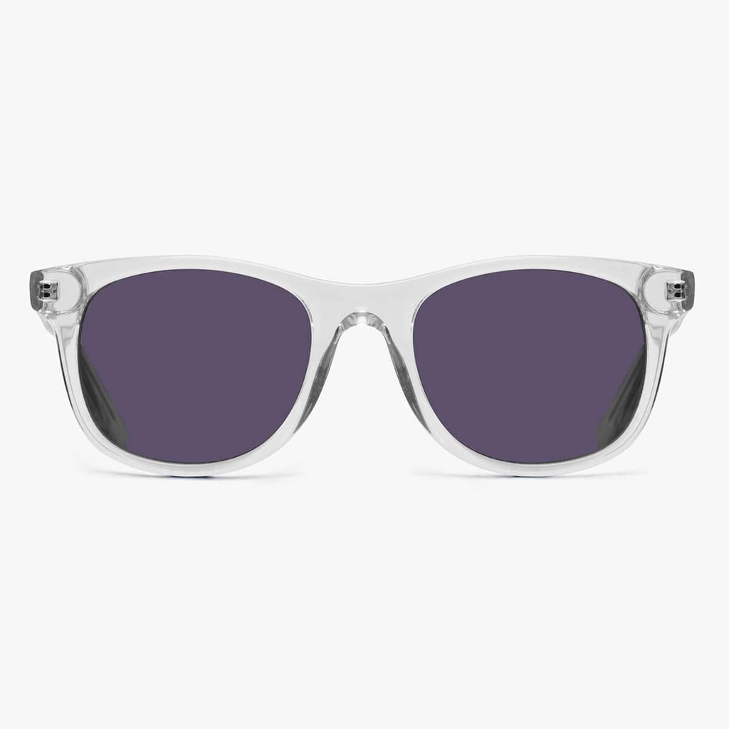 Buy Women's Evans Crystal White Sunglasses - Luxreaders.com