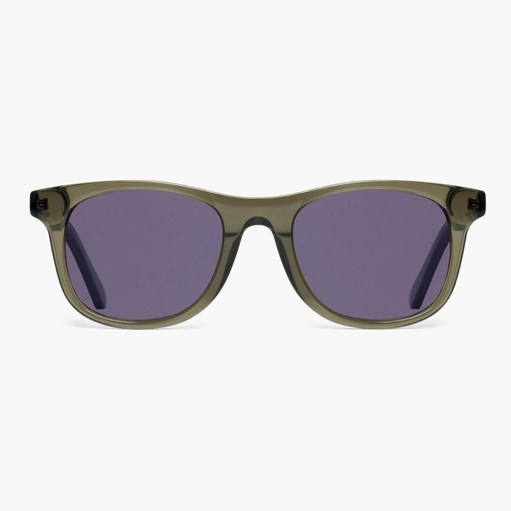 Buy Men's Evans Shiny Olive Sunglasses - Luxreaders.com