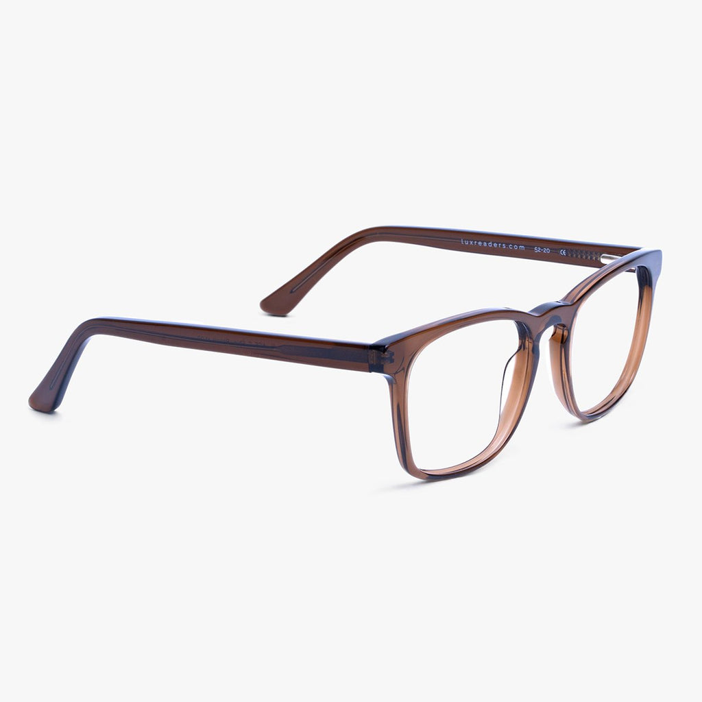 Baker Shiny brown Reading glasses - Luxreaders.com