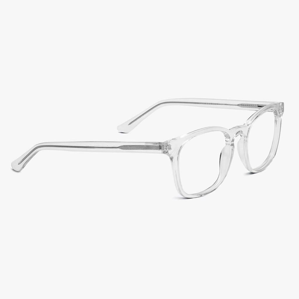 Women's Baker Crystal White Reading glasses - Luxreaders.com