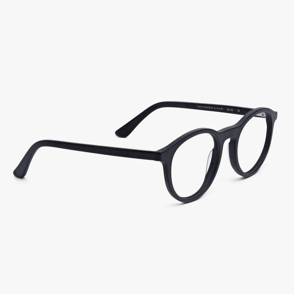 Walker Black Reading glasses - Luxreaders.com