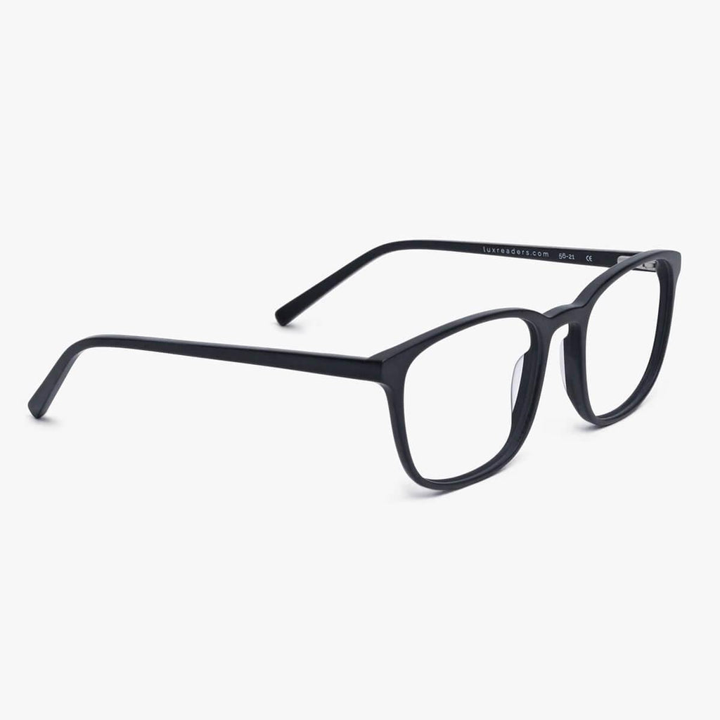 Men's Taylor Black Reading glasses - Luxreaders.com