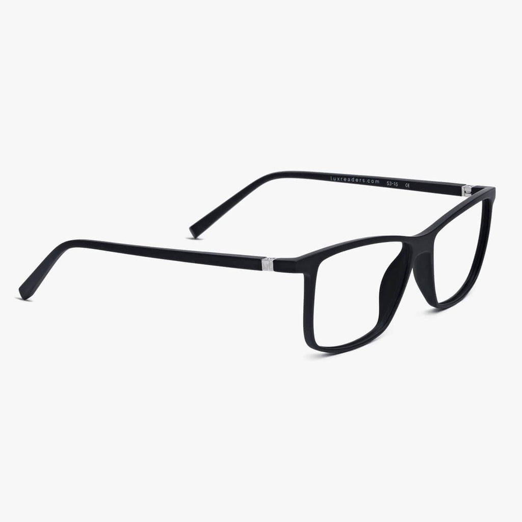 Hunter Black Reading glasses - Luxreaders.com