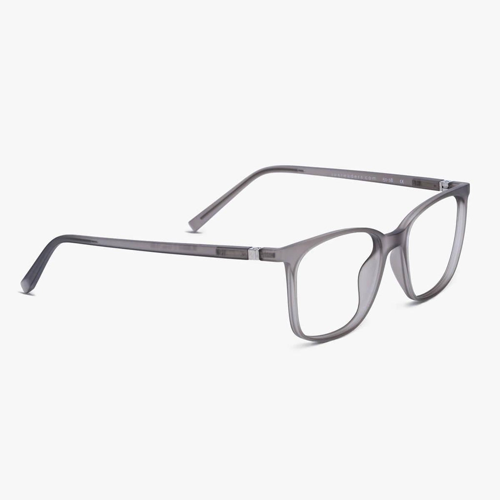 Men's Riley Grey Reading glasses - Luxreaders.com