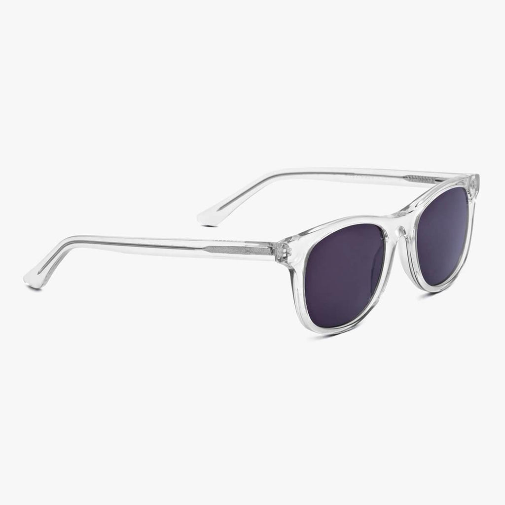 Men's Evans Crystal White Sunglasses - Luxreaders.com
