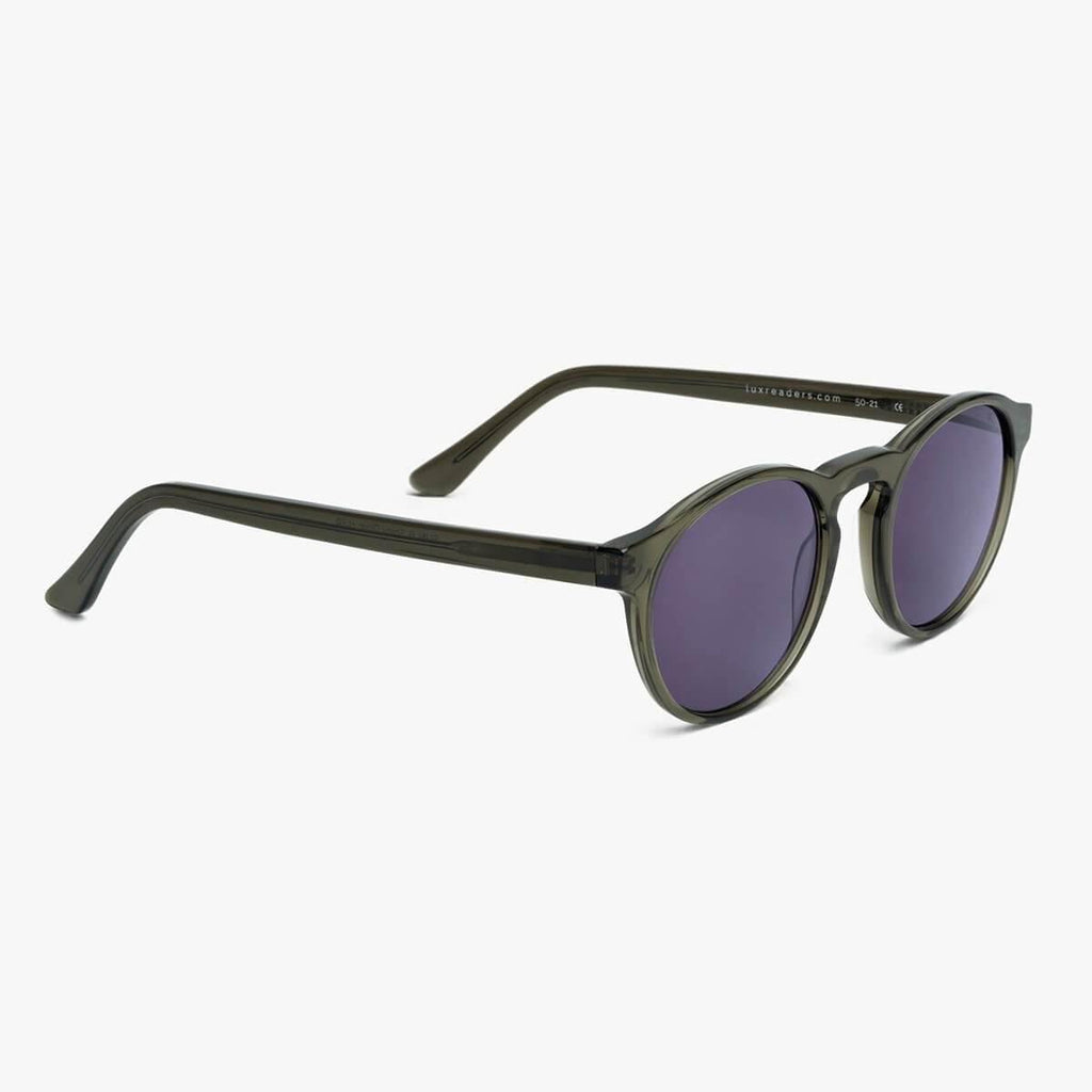 Women's Morgan Shiny Olive Sunglasses - Luxreaders.com