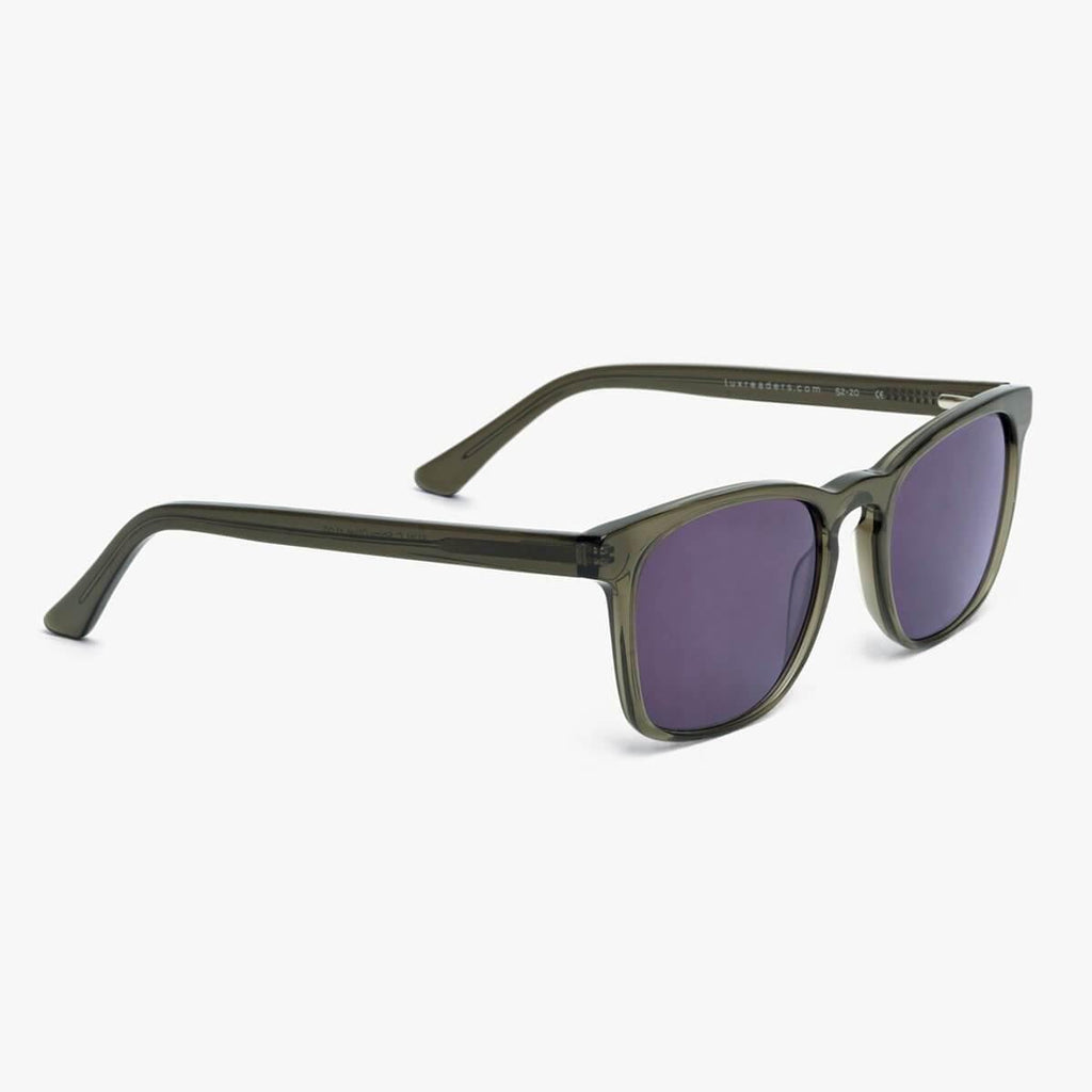 Baker Shiny Olive Sunglasses - Luxreaders.com