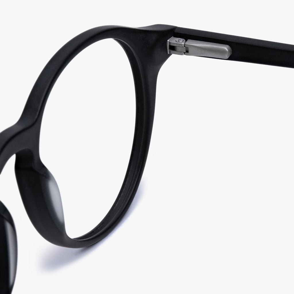 Quincy Black Reading glasses - Luxreaders.com
