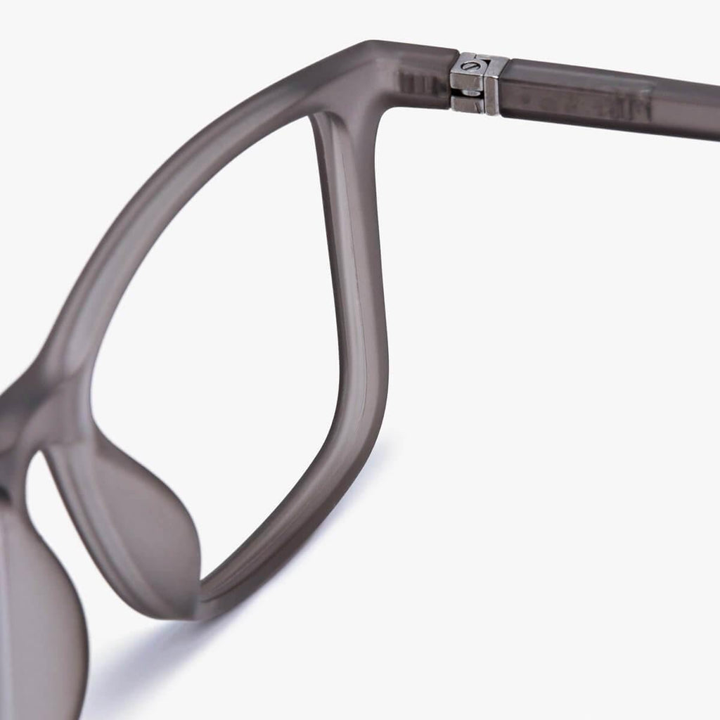 Men's Lewis Grey Reading glasses - Luxreaders.com