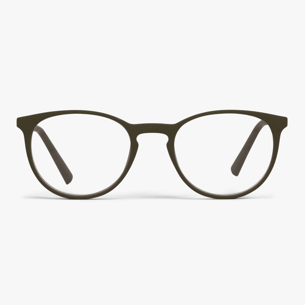 Buy Men's Edwards Dark Army Reading glasses - Luxreaders.com