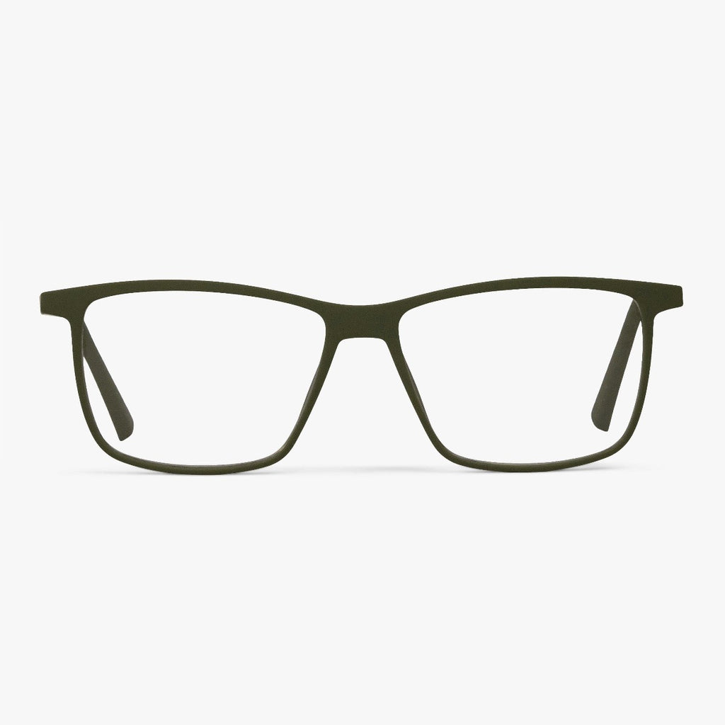 Buy Men's Hunter Dark Army Reading glasses - Luxreaders.com
